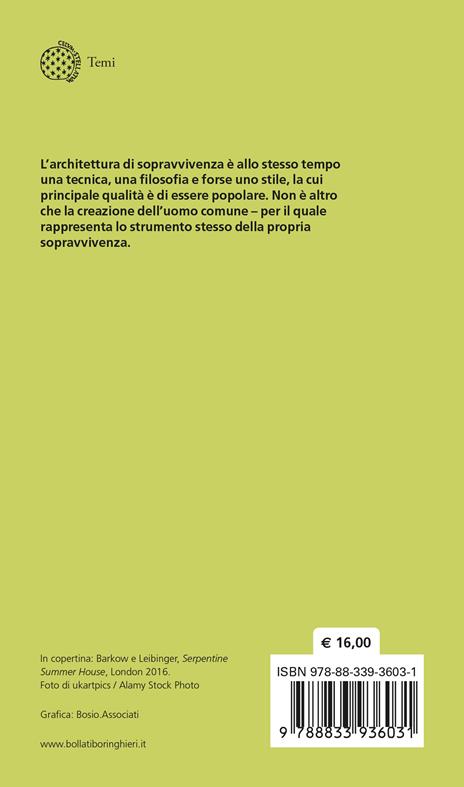 L'architettura di sopravvivenza. Una filosofia della povertà - Yona Friedman - 2