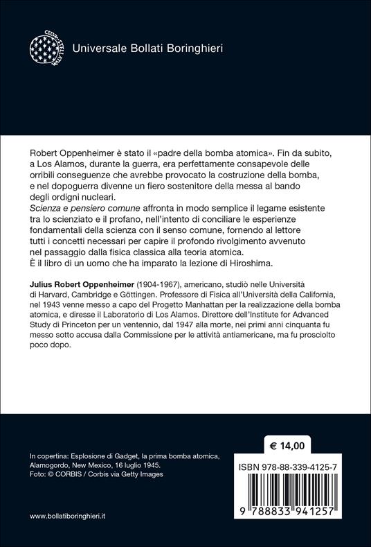 Scienza e pensiero comune - Robert J. Oppenheimer - 2