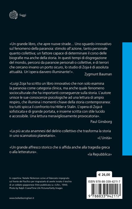 Paranoia. La follia che fa la storia. Nuova ediz. - Luigi Zoja - 2