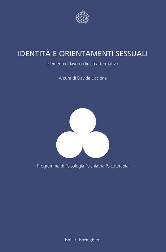 Identità e orientamenti sessuali. Elementi di lavoro clinico affermativo - copertina