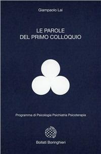 Le parole del primo colloquio - Giampaolo Lai - copertina