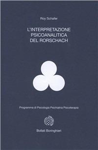 L' interpretazione psicoanalitica del Rorschach - Roy Schäfer - copertina