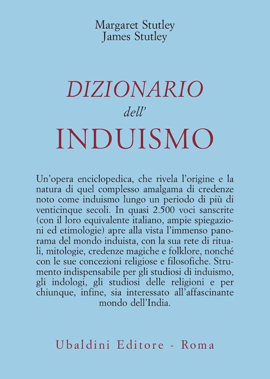 Dizionario dell'induismo - Margaret Stutley,James Stutley - copertina