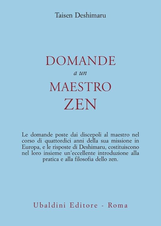 Domande a un maestro zen - Taïsen Deshimaru - copertina