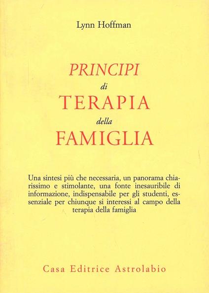 Principi di terapia della famiglia - Lynn Hoffman - copertina