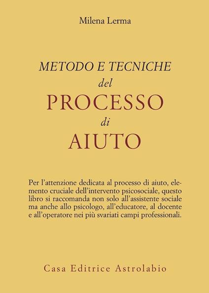 Metodo e tecniche del processo di aiuto - Milena Lerma - copertina