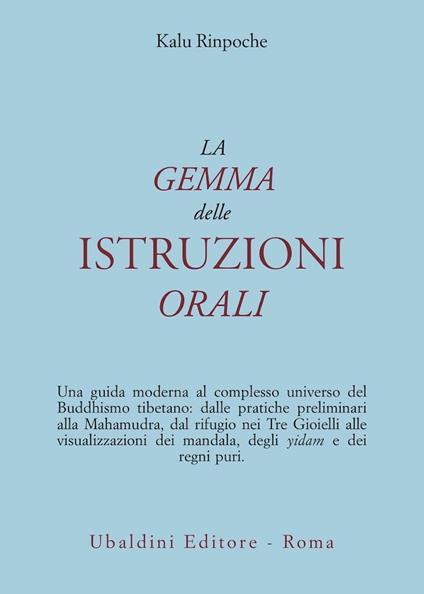 La gemma delle istruzioni orali - Kalu (Rinpoche) - copertina