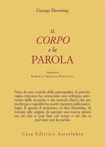 Il corpo e la parola - George Downing - copertina