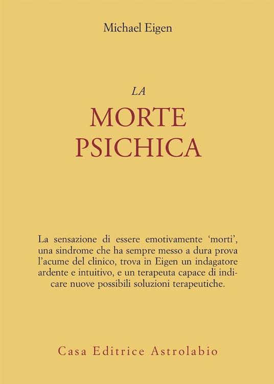 La morte psichica - Michael Eigen - copertina