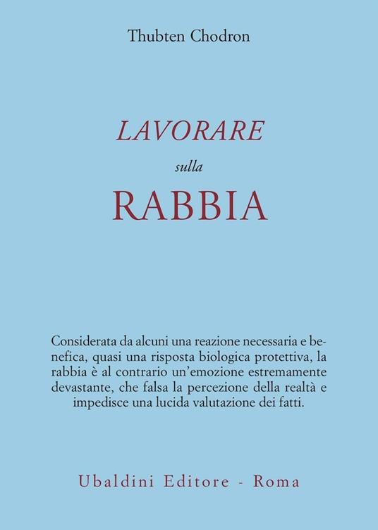 Lavorare sulla rabbia - Thubten Chodron - copertina