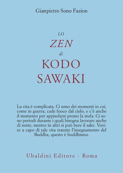 Lo zen di Kodo Sawaki - Gianpietro Sono Fazion - copertina