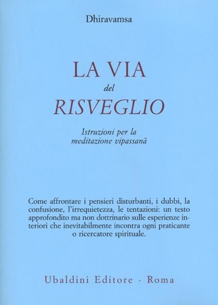 La via del risveglio - Dhiravamsa - copertina