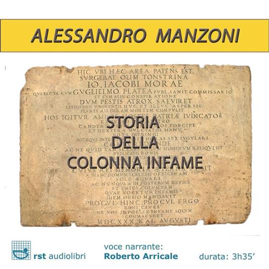 storia della colonna infame