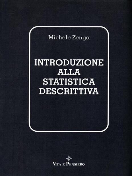 Introduzione alla statistica descrittiva - Michele Zenga - copertina