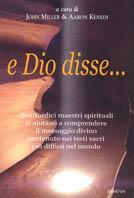 E Dio disse...