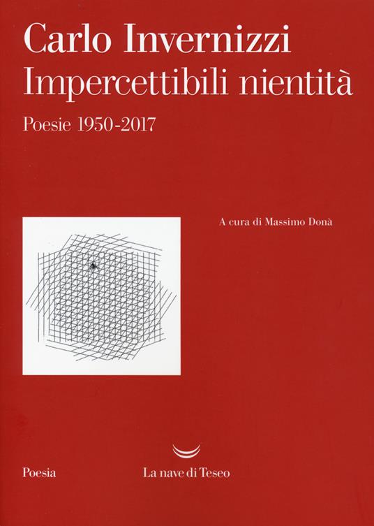 Impercettibili nientità. Poesie 1950-2017 - Carlo Invernizzi - copertina