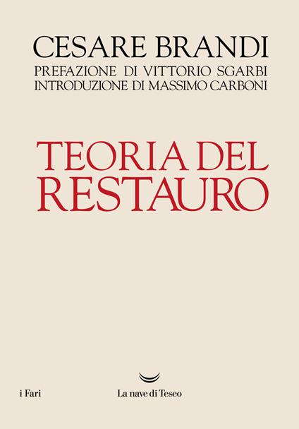 Teoria del restauro - Cesare Brandi - copertina