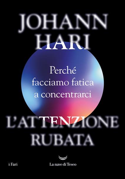 L'attenzione rubata. Perché facciamo fatica a concentrarci - Johann Hari - copertina