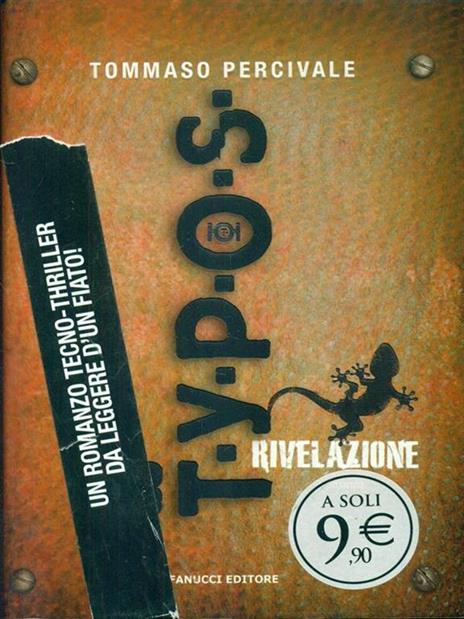 Typos 0.3. Rivelazione - Tommaso Percivale - copertina