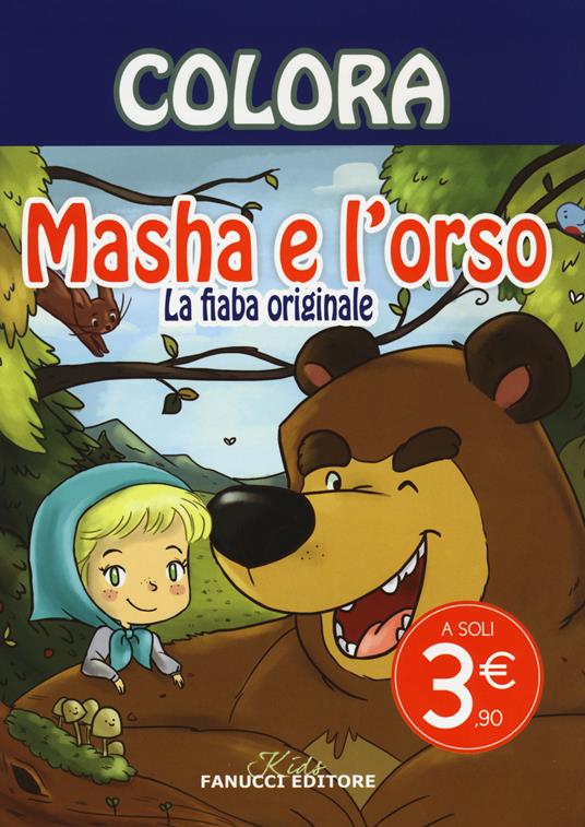 Colora. Masha e l'orso. La fiaba originale. Ediz. illustrata - copertina