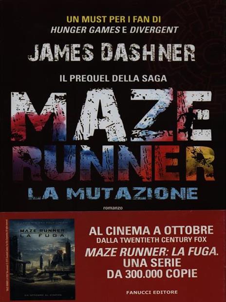 La mutazione. Maze Runner. Prequel. Vol. 1 - James Dashner - copertina