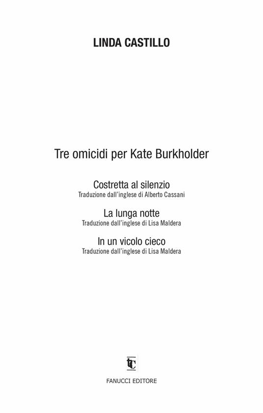 Tre omicidi per Kate Burkholder - Linda Castillo - 4