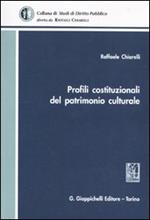 Profili costituzionale del patrimonio culturale