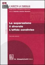 Il diritto di famiglia nella dottrina e nella giurisprudenza. Trattato teorico-pratico. Vol. 2: La separazione. Il divorzio. L'affido condiviso.