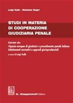 Studi in materia di cooperazione giudiziaria penale