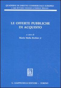 Le offerte pubbliche di acquisto - copertina