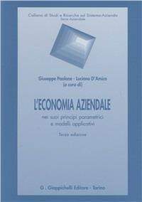 L' economia aziendale nei suoi principi parametrici e modelli applicativi - copertina