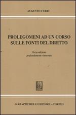 Prolegomeni ad un corso sulle fonti del diritto