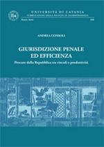 Giurisdizione penale ed efficienza. Procure della Repubblica tra vincoli e produttività