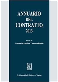 Annuario del contratto 2013 - copertina