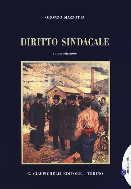 Diritto sindacale - Oronzo Mazzotta - copertina