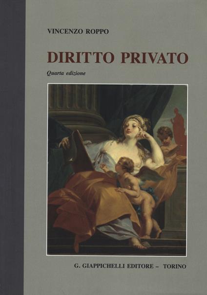 Diritto privato - Vincenzo Roppo - copertina