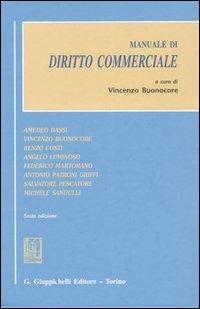 Manuale di diritto commerciale - copertina