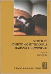 Scritti di diritto costituzionale italiano e comparato - copertina