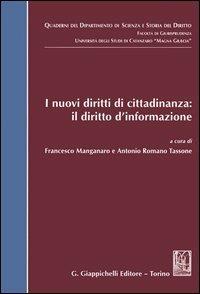 I nuovi diritti di cittadinanza: il diritto d'informazione - copertina