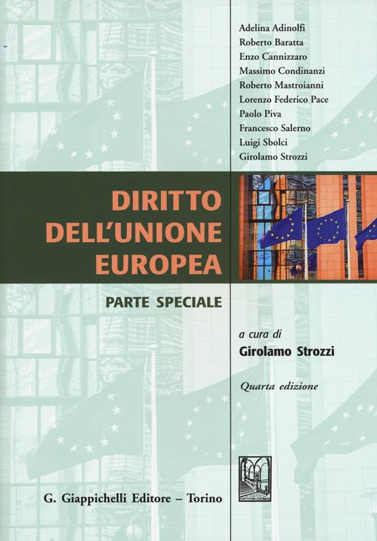  Diritto dell'Unione Europea. Parte speciale - copertina