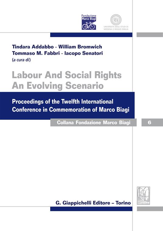 Labour And Social Rights. An Evolving Scenario - Alice Belcher,Janice Bellace,Patrizio Bianchi,Susanne Burri - ebook