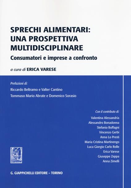 Sprechi alimentari. Una prospettiva multidisciplinare. Consumatori e imprese a confronto - copertina