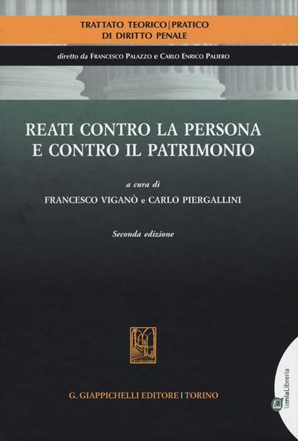 Reati contro la persona e contro il patrimonio - copertina