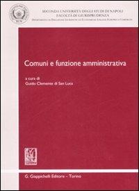 Comuni e funzione amministrativa - copertina