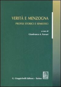 Verità e menzogna. Profili storici e semiotici - copertina