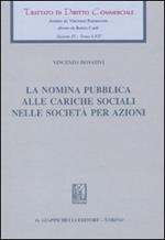 La nomina pubblica alle cariche sociali nelle società per azioni