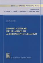 Profili generali delle azioni di accertamento negativo