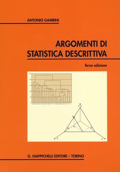 Argomenti di statistica descrittiva - Antonio Gambini - copertina