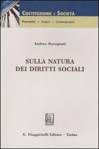 Sulla natura dei diritti sociali - Andrea Rovagnati - copertina