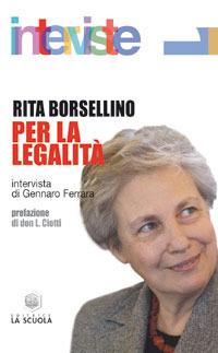 Per la legalità - Rita Borsellino - copertina